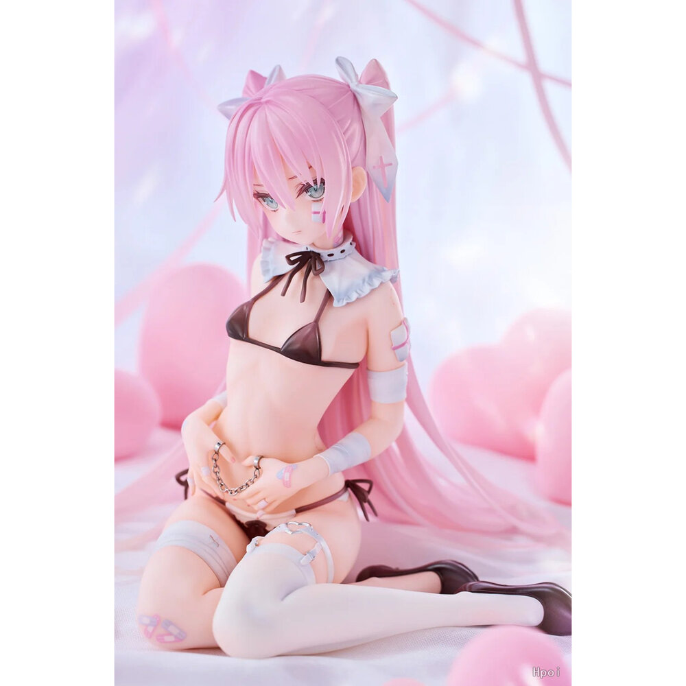 現貨 rurudo 初音 全新 正版 PINKCHARM THUMB CUFFS 1/6 PVC 公仔-圖片-2