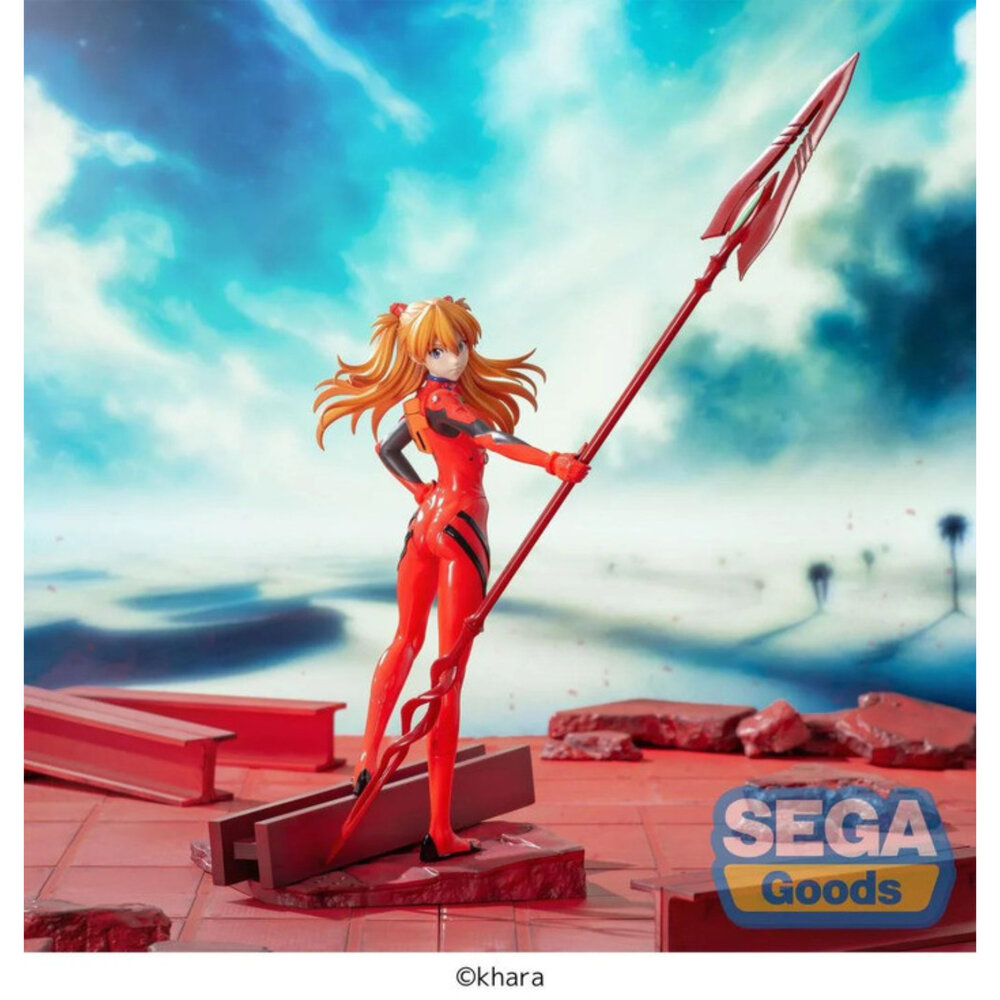 現貨 明日香 卡西烏斯之槍 新世紀福音戰士 景品 全新 正版 SEGA LUMINASTA 公仔-圖片-3