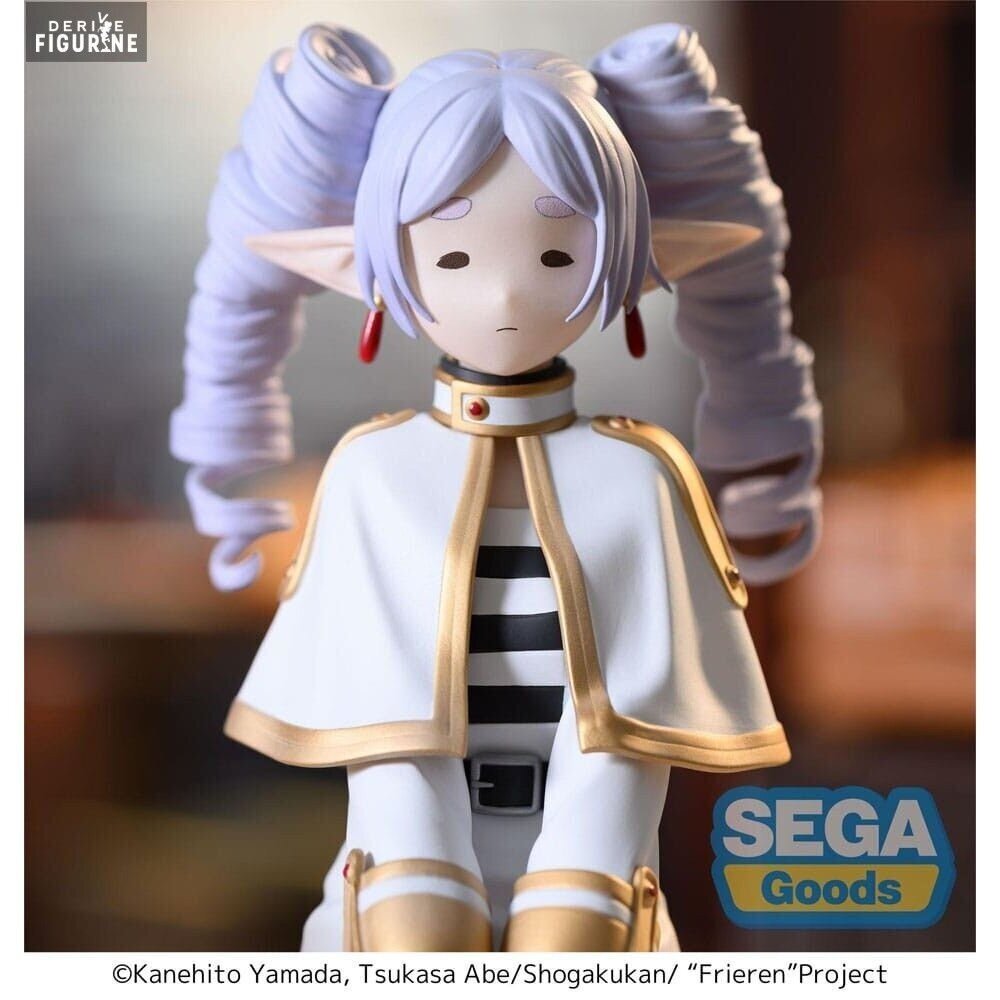 全新 現貨 芙莉蓮 葬送的芙莉蓮 景品 正版 SEGA 變成豎捲髮了 卷髮 坐姿 景品 公仔-圖片-1