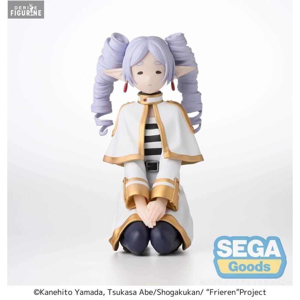 全新 現貨 芙莉蓮 葬送的芙莉蓮 景品 正版 SEGA 變成豎捲髮了 卷髮 坐姿 景品 公仔-圖片-3