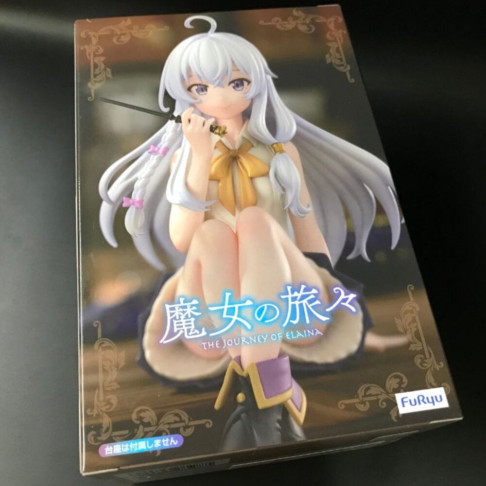 4582782363376-現貨 景品 伊蕾娜 魔女之旅 全新 正版 FURYU 泡麵蓋 坐姿 公仔