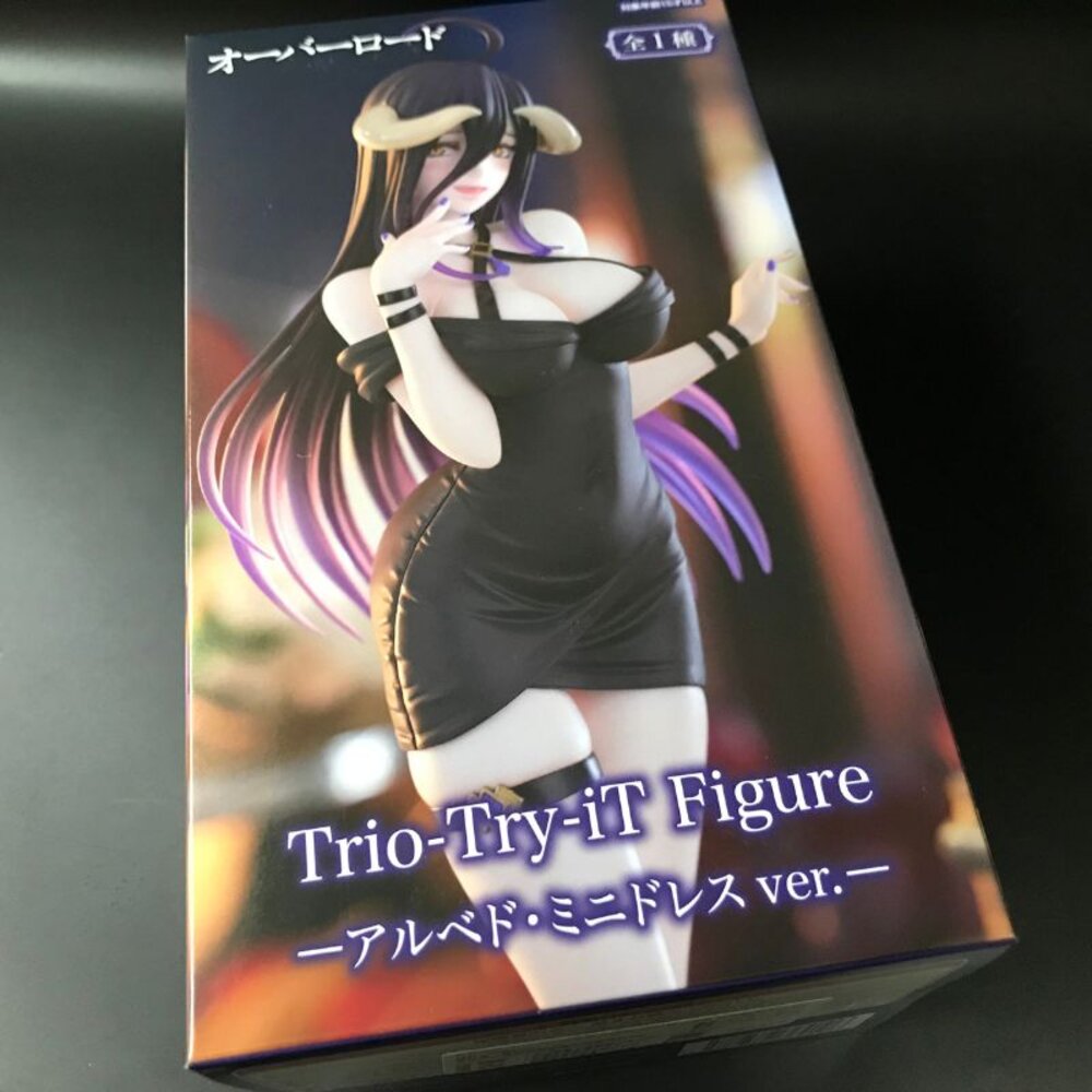 4582782364106-現貨 景品 雅兒貝德 OVERLORD 全新 正版 FURYU TRIO TRY IT 短禮服 公仔