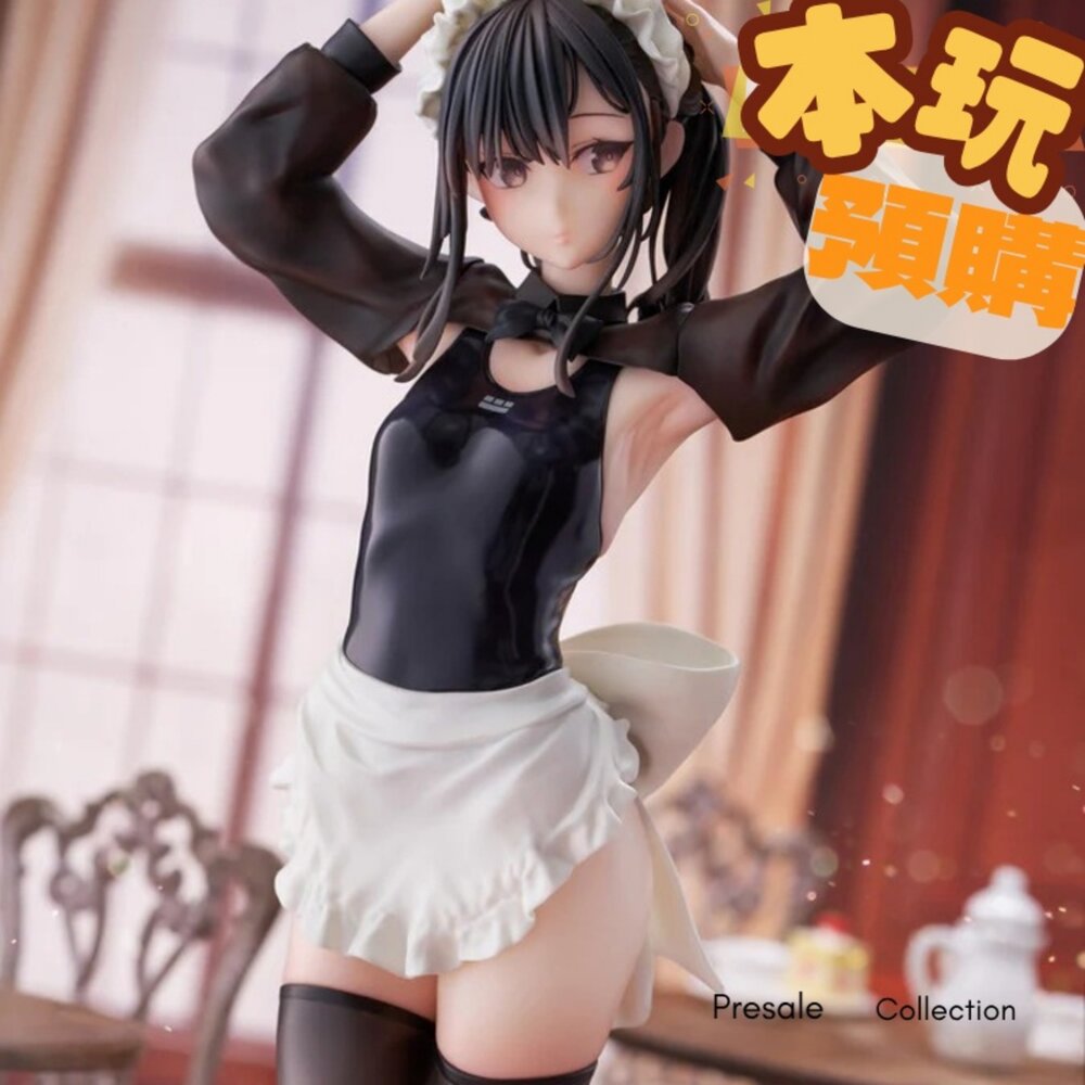 4595989294091-預購 11月 櫻 青春高中系列 詩織 競技泳裝女僕 KOIKOI1/6 正版 PVC 公仔