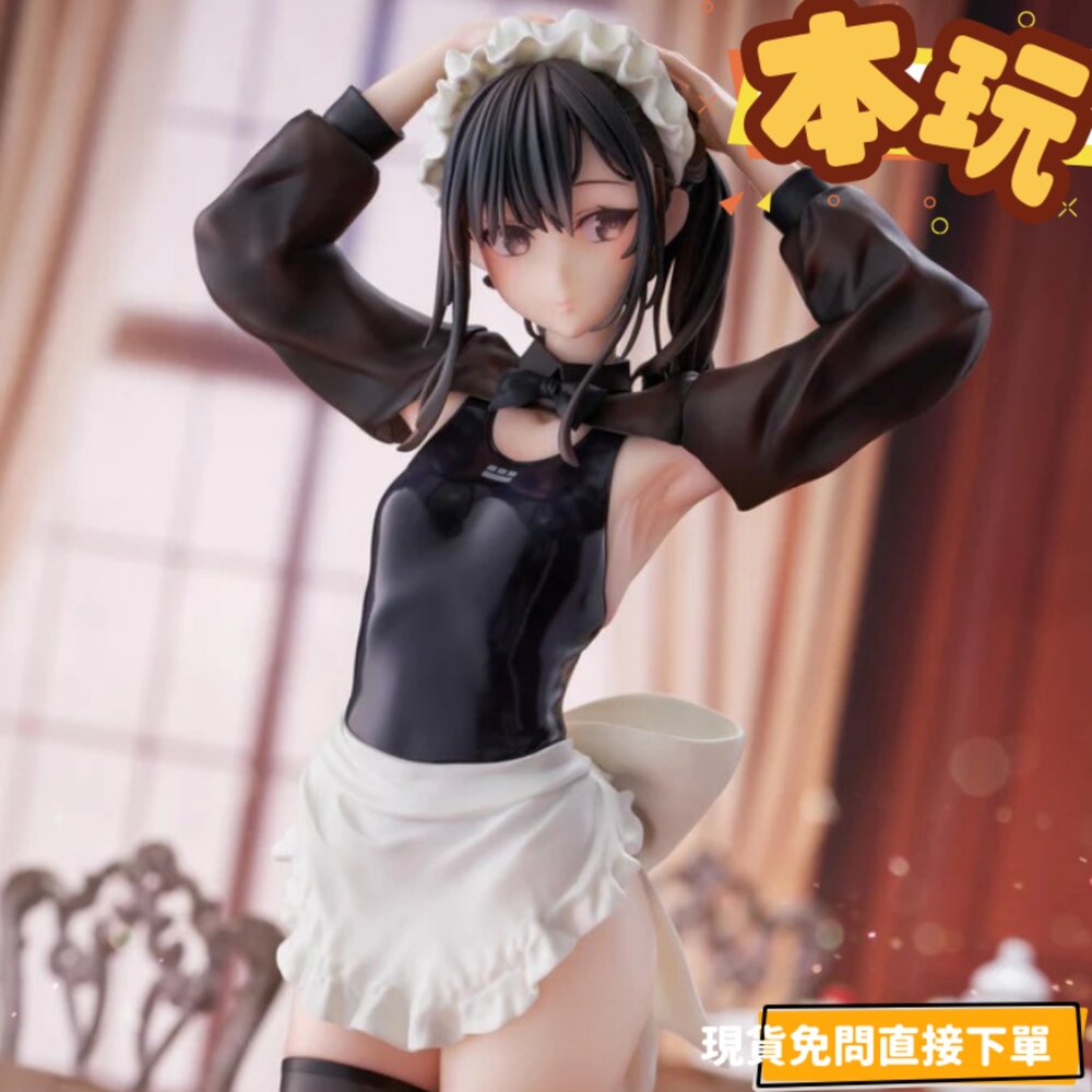 4595989294091-現貨 櫻 青春高中系列 詩織 競技泳裝 女僕 全新 正版 KOIKOI1/6 PVC 公仔