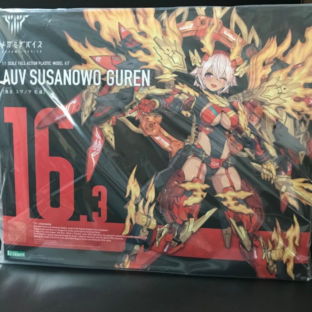 現貨 組裝模型 女神裝置 皇巫 素盞鳴尊 紅蓮 全新 正版 壽屋 一般版 代理 Megami Device 公仔-圖片-2