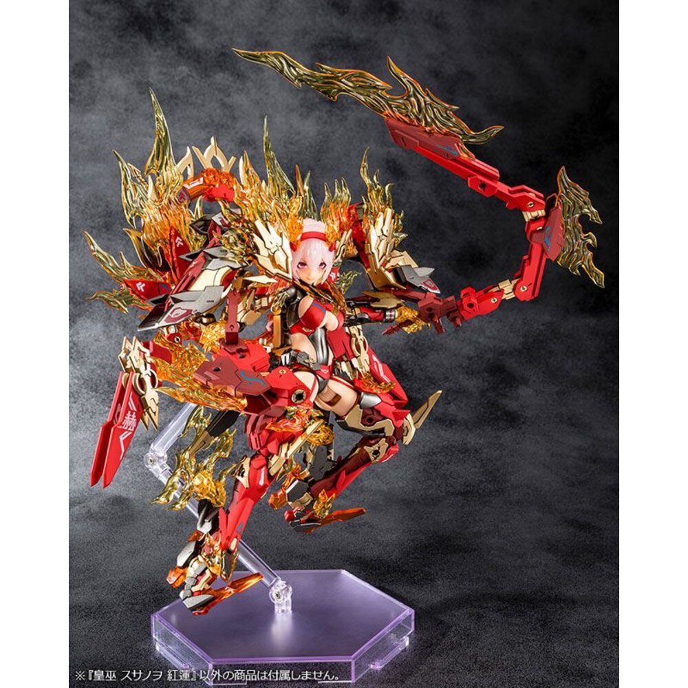 現貨 組裝模型 女神裝置 皇巫 素盞鳴尊 紅蓮 全新 正版 壽屋 一般版 代理 Megami Device 公仔-圖片-3