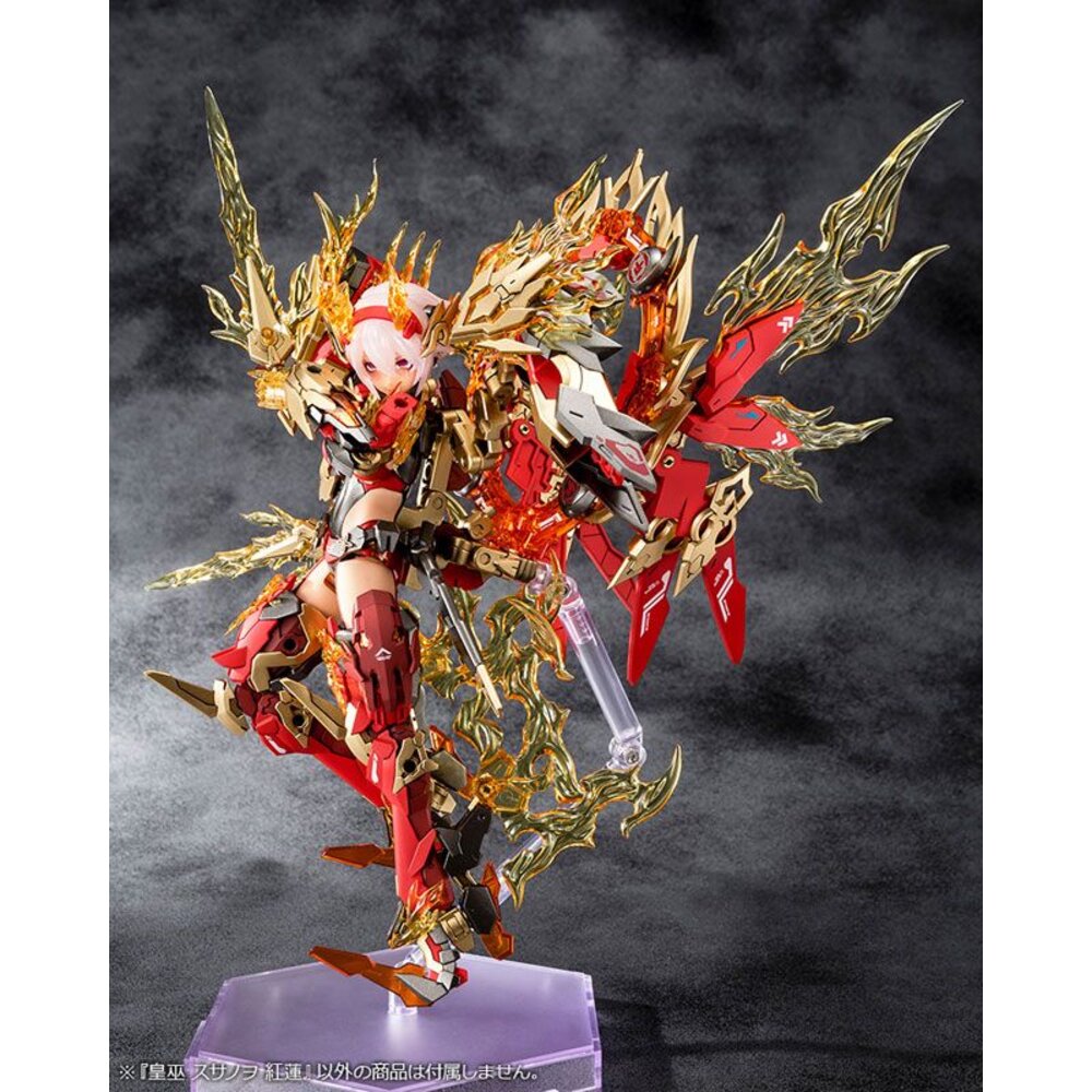 現貨 組裝模型 女神裝置 皇巫 素盞鳴尊 紅蓮 全新 正版 壽屋 一般版 代理 Megami Device 公仔-圖片-4
