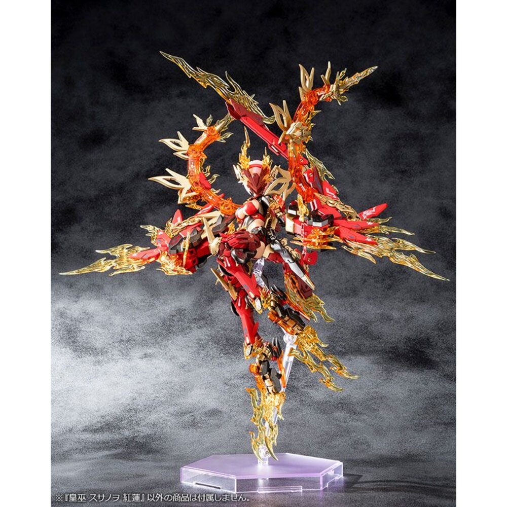 現貨 組裝模型 女神裝置 皇巫 素盞鳴尊 紅蓮 全新 正版 壽屋 一般版 代理 Megami Device 公仔-圖片-7