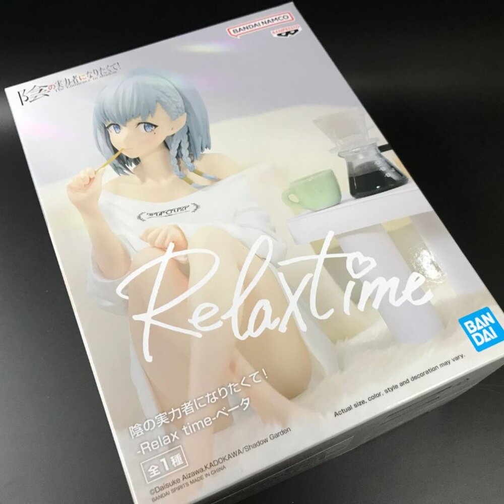 4983164892796-現貨 日版 景品 貝塔 我想成為影之強者 全新 正版 BANPRESTO RELAX TIME 公仔