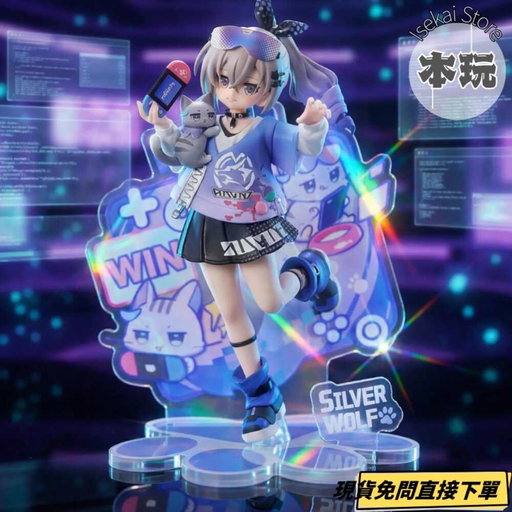 6942421153535-現貨 銀狼 崩壞 星穹鐵道 全新 正版 RIBOSE 小不點貓貓 PVC 公仔