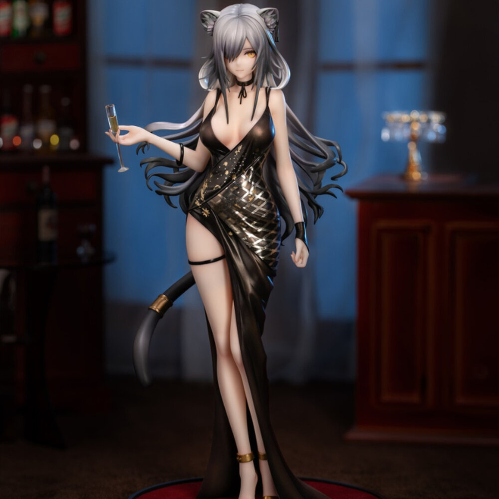 6971804911493-預購 10月 黑 明日方舟 正版 Myethos 1/7 PVC 盛禮 公仔