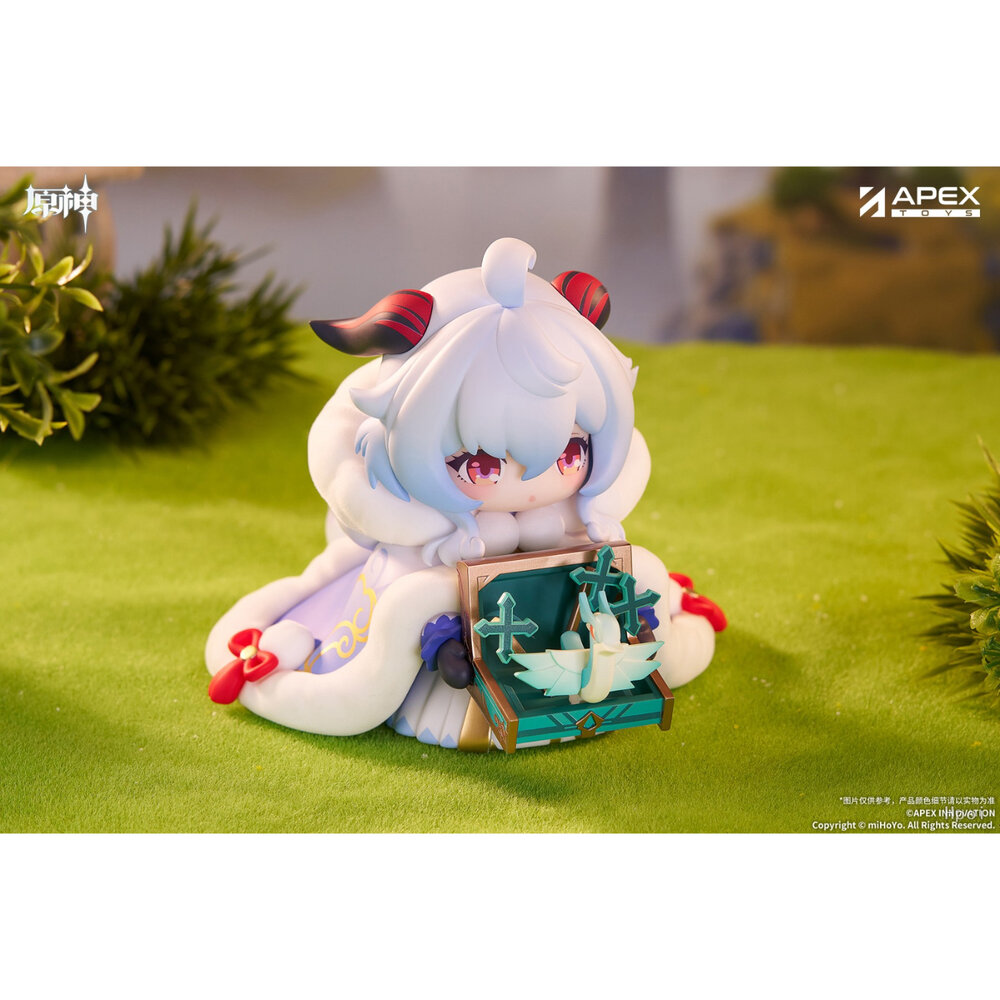 現貨 童年小甘雨 原神 全新 全新 正版 APEX Q版 PVC 公仔-圖片-3