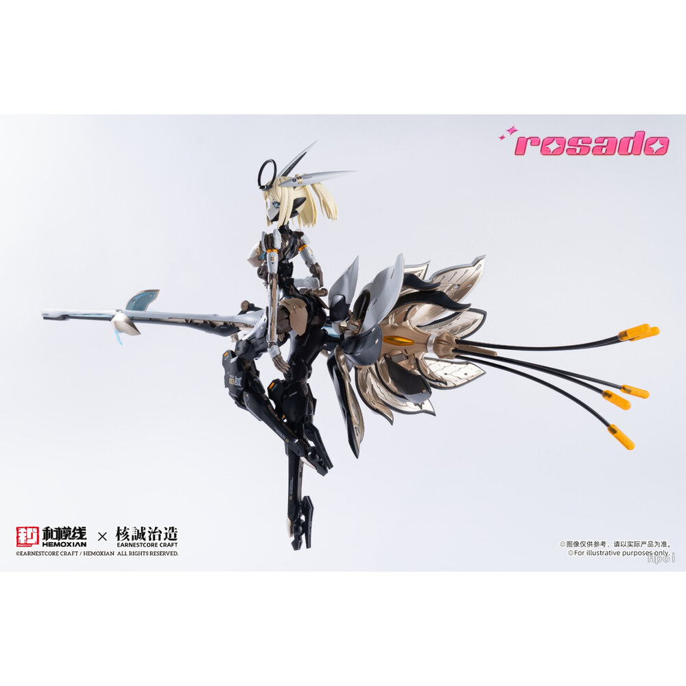 現貨 蘿莎計劃 星花 百合 MK3 全新 正版 和模線×核誠治造 1/10 PVC 公仔-圖片-2