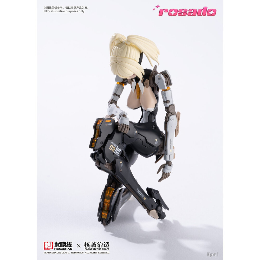 現貨 蘿莎計劃 星花 百合 MK3 全新 正版 和模線×核誠治造 1/10 PVC 公仔-圖片-8