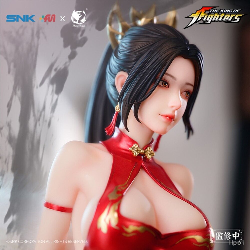 現貨 不知火舞 附特典 格鬥天王 正版 bearpanda Biya 紅裳舞 1/6 PVC 公仔-圖片-6