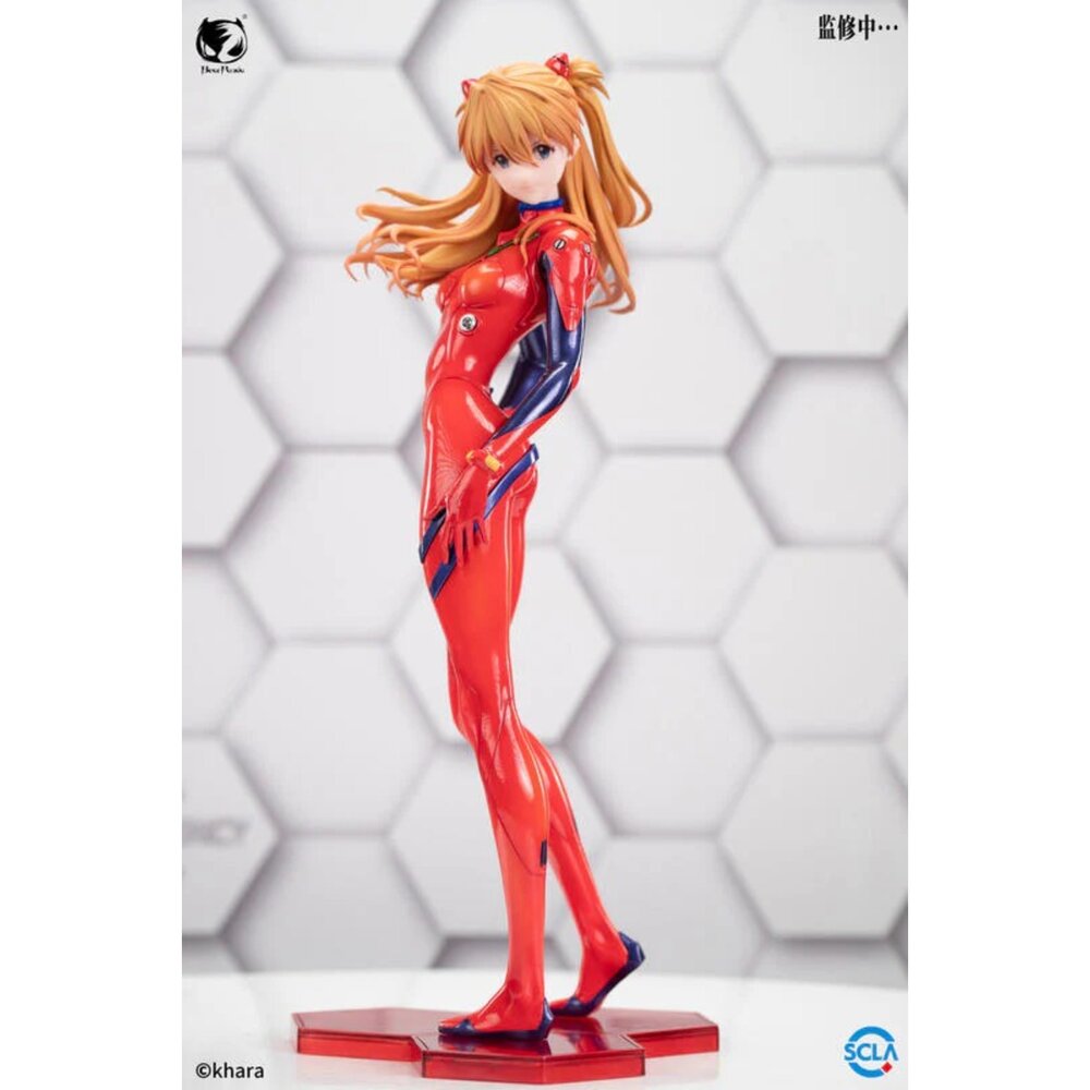 預購 11月 新世紀福音戰士 式波·明日香·蘭格雷 1/4 bearpanda 正版 PVC 公仔-圖片-1