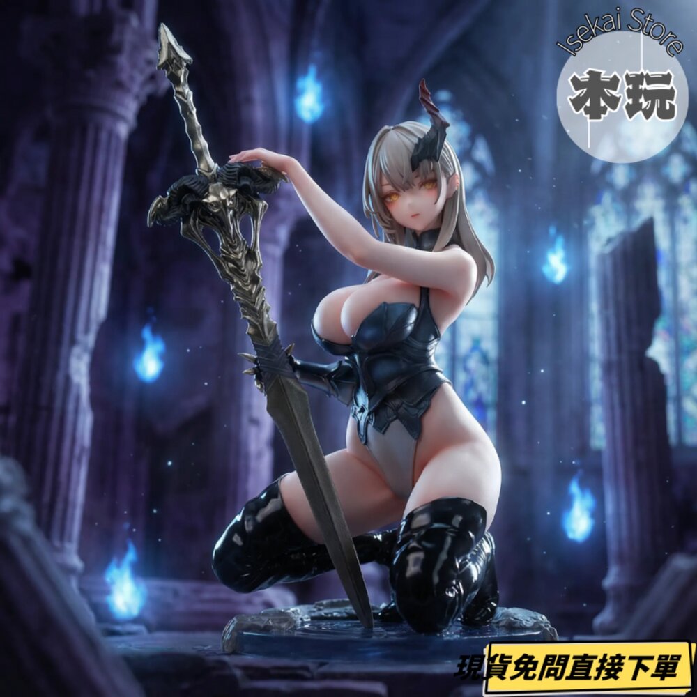 6976881810264-現貨 獵魔者-瑟琳娜 追視眼2.0 磁控光效金瞳 大漫匠 軟胸 全新 正版 PVC 公仔