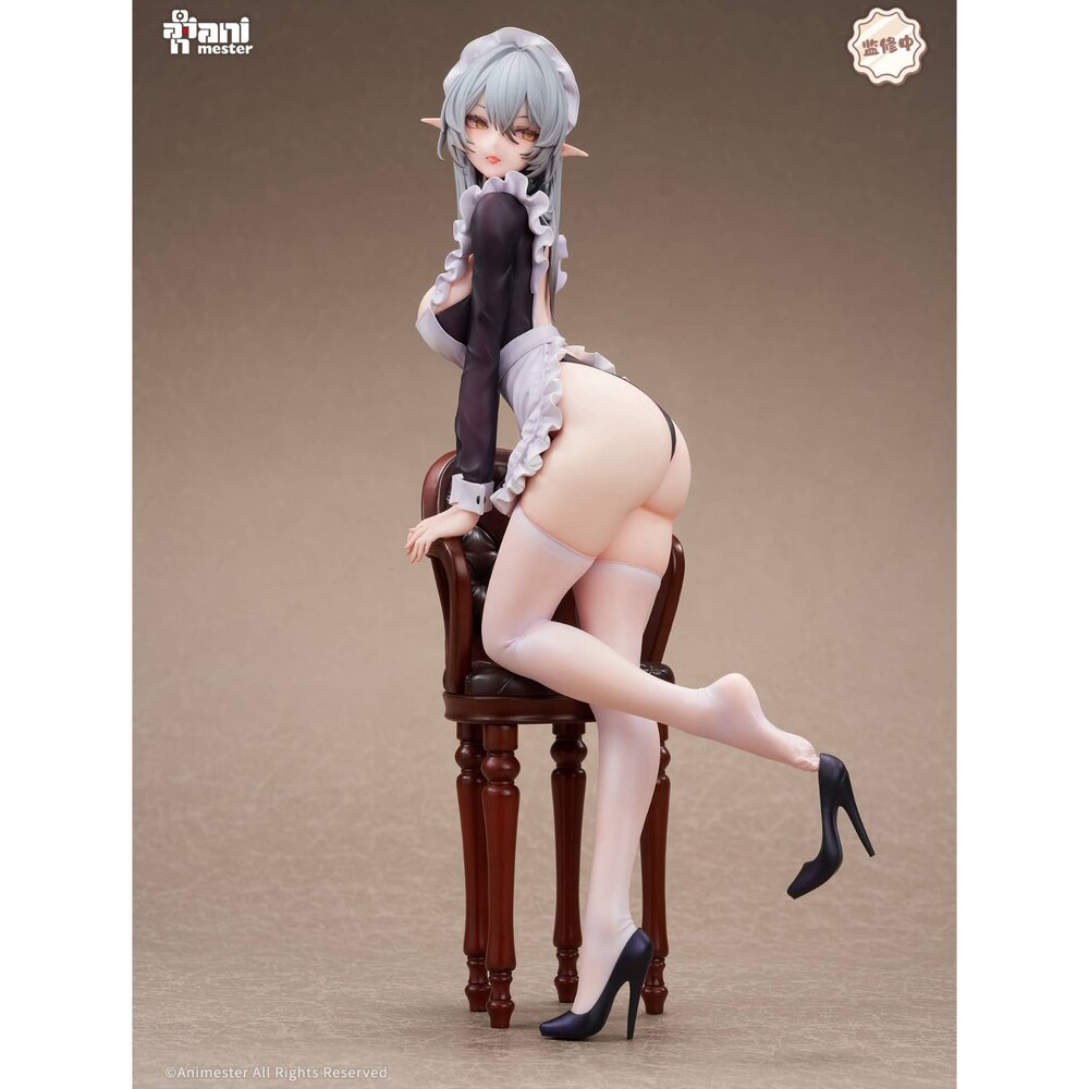 現貨 愛偷懶的調皮女僕 希維爾 大漫匠 Animester 1/6 追視眼 磁控光效 正版 PVC 公仔-圖片-2