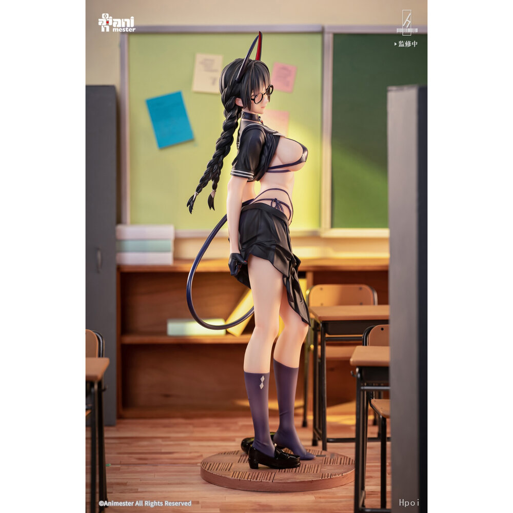 現貨 風紀委員 澪奈 特典 全新 正版 大漫匠 1/6 PVC 魅魔 公仔-圖片-5