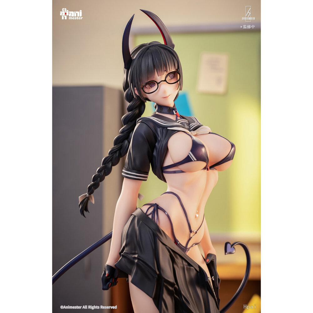現貨 風紀委員 澪奈 特典 全新 正版 大漫匠 1/6 PVC 魅魔 公仔-圖片-6