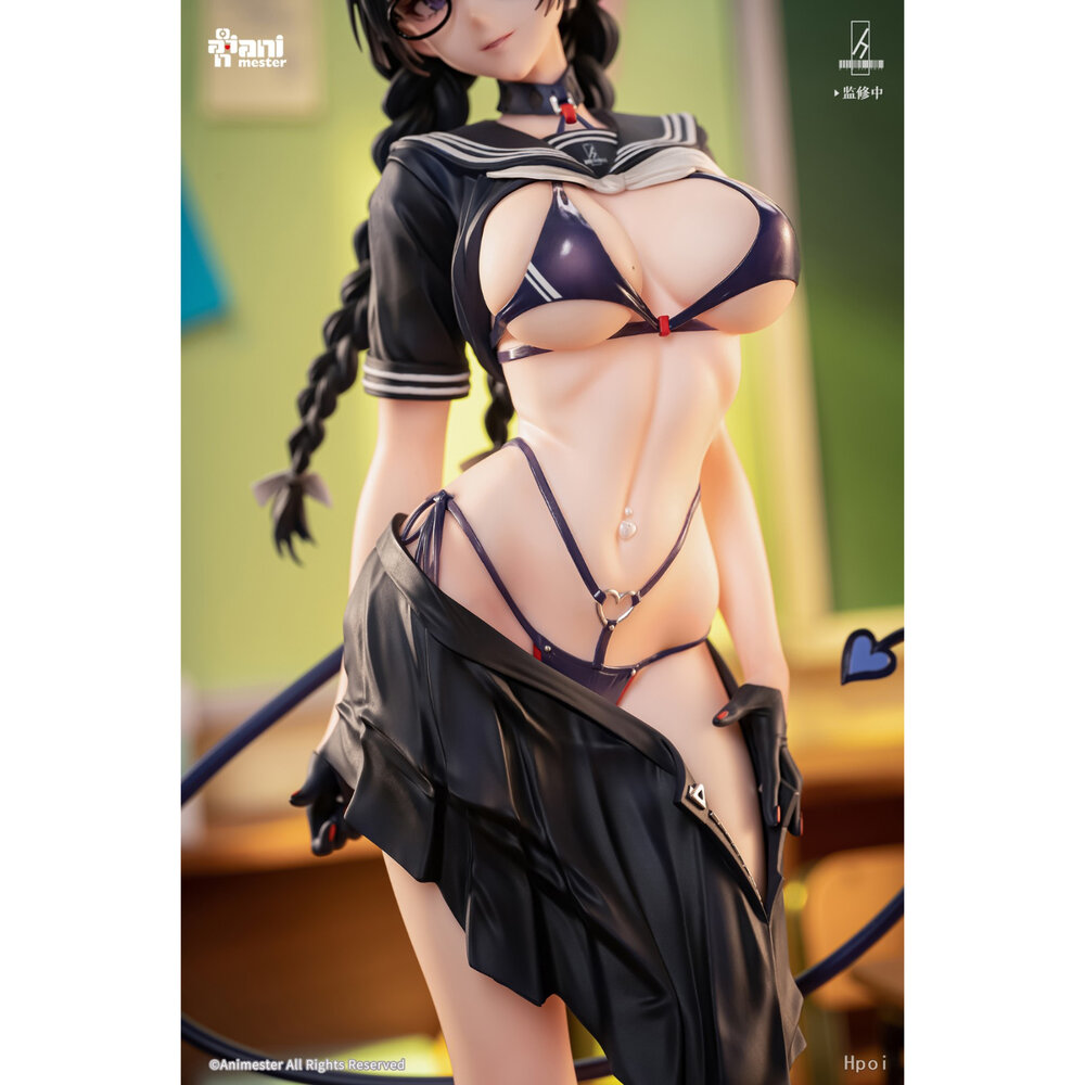 現貨 風紀委員 澪奈 特典 全新 正版 大漫匠 1/6 PVC 魅魔 公仔-圖片-8