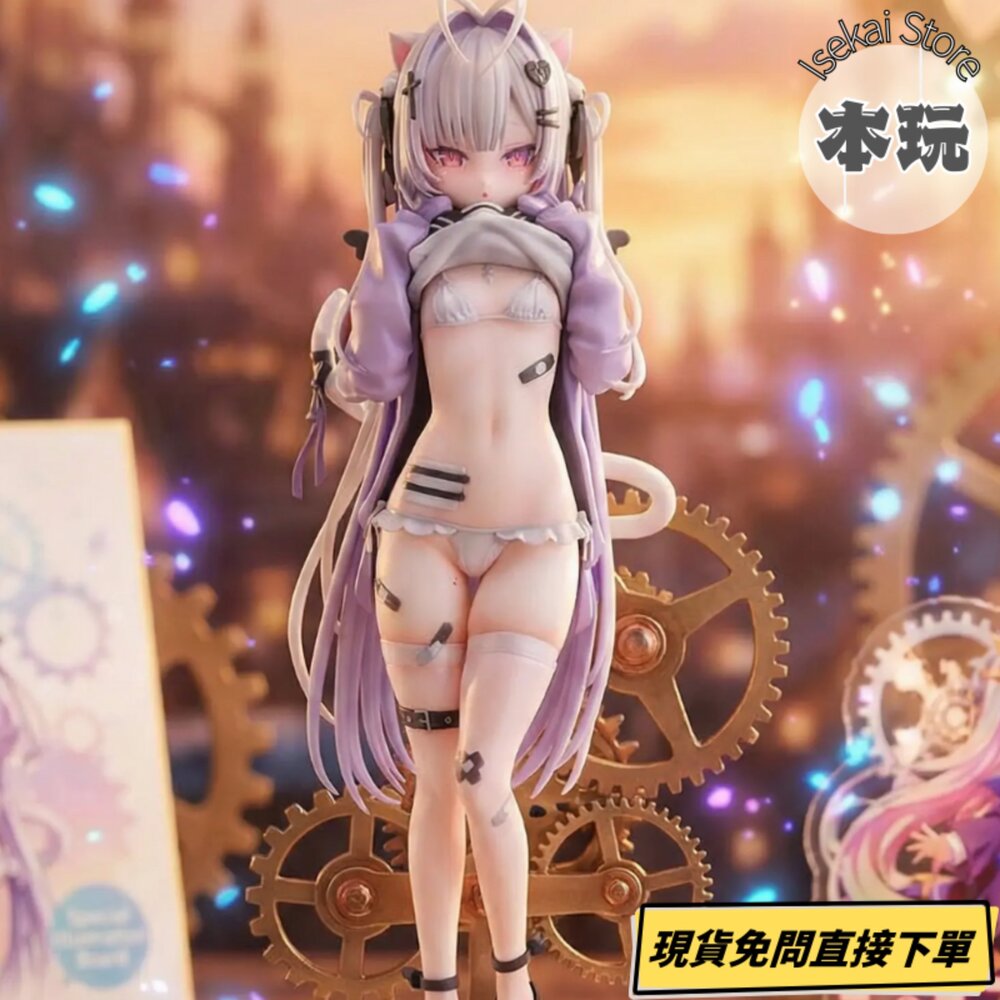 6977361680070-現貨 豪華版 舒比 貓耳 全新 正版 Kiwi Toys 1/6 PVC 公仔
