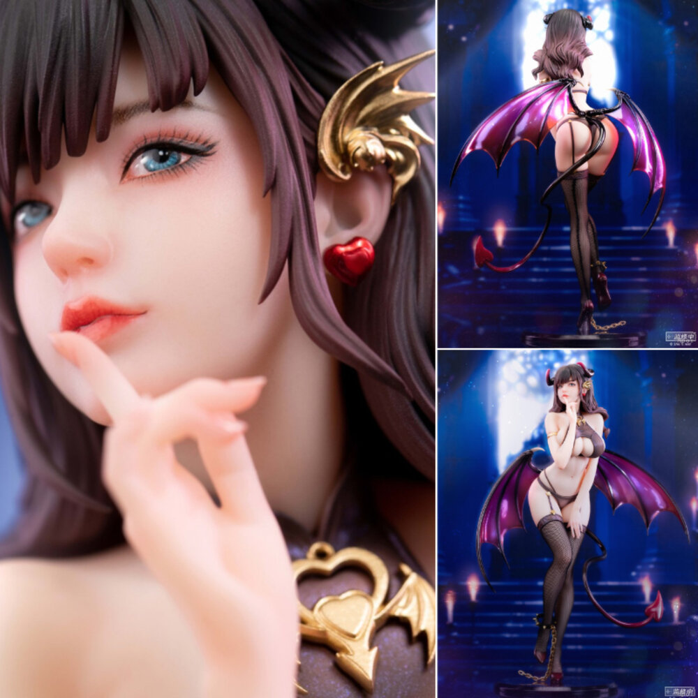 6977380490032-預購 10月 魅魔 娜芙 真絲襪 溫感變色 正版 she is real 1/6 PVC 公仔