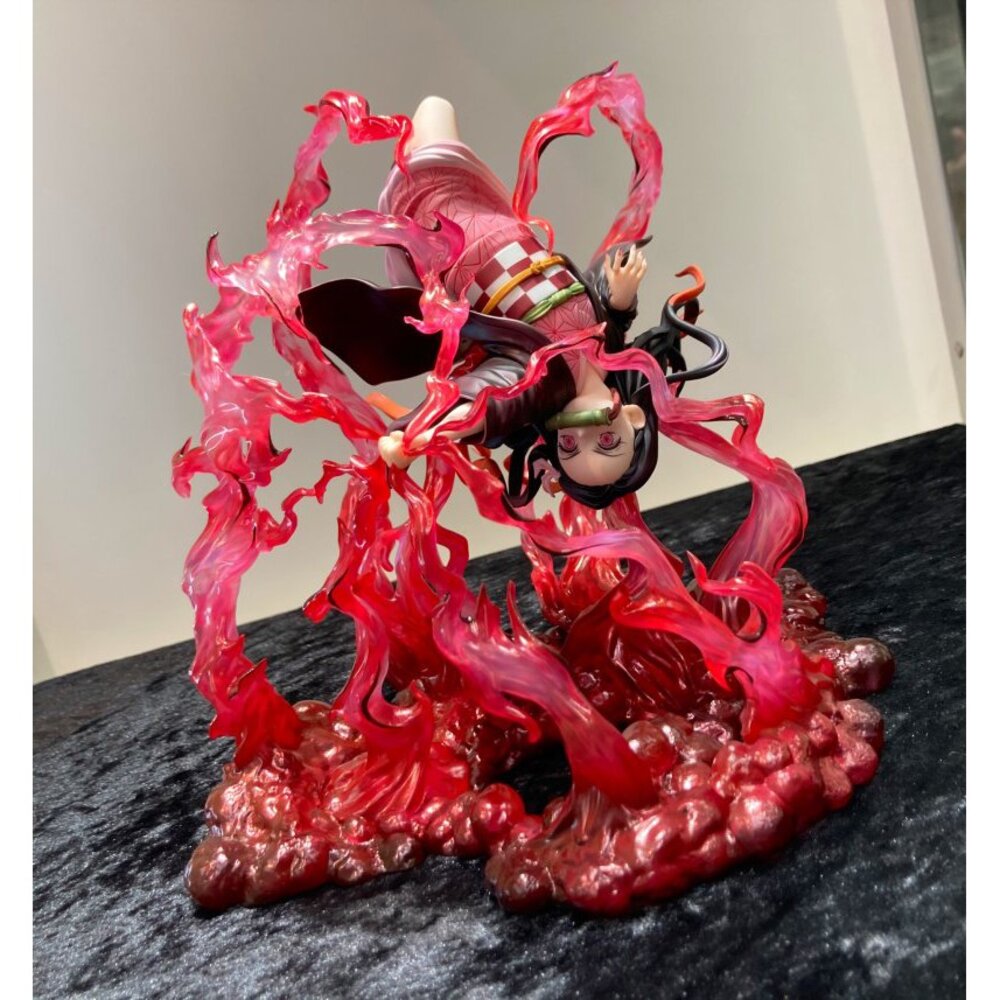 現貨 1/8 Demon 鬼滅之刃 爆血 禰豆子 全新 正版 ANIPLEX PVC 公仔-圖片-6