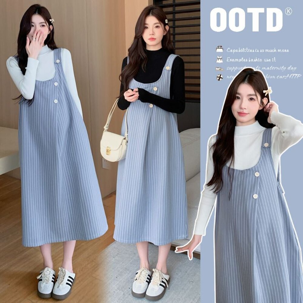 【D9832】 秋冬 法式 毛呢 保暖 背心連衣裙 吊帶 背心裙 實拍 韓系 不含上衣 封面照片