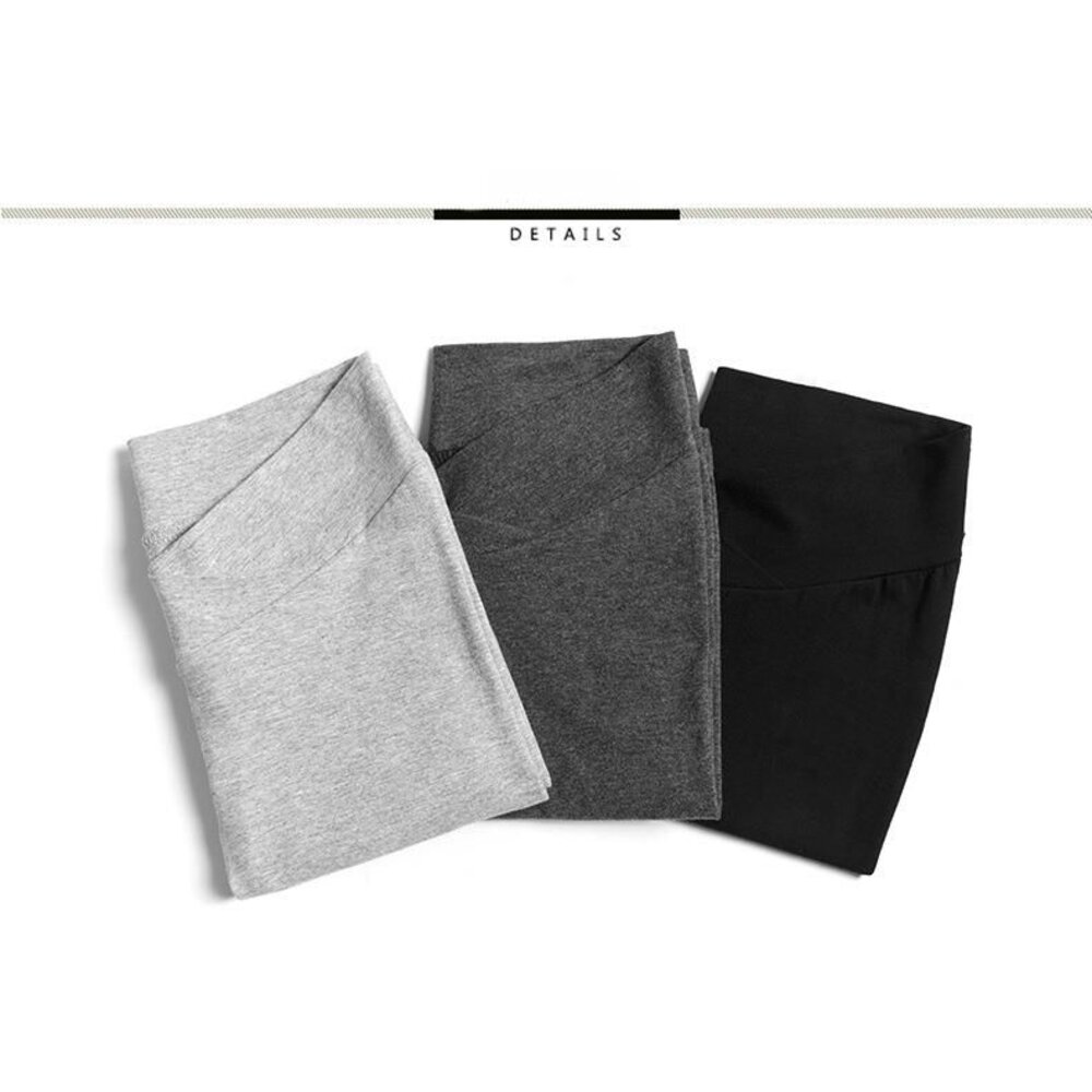 【P3002】 秋冬 加厚 磨毛  交叉 低腰 托腹褲 低腰 彈力 內搭褲 孕婦褲 孕婦裝-圖片-10