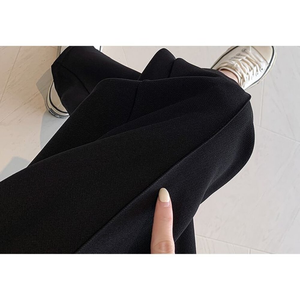 【P3260】  秋冬 韓系 直筒 烟管 孕婦 高腰 托腹褲 西裝褲 九分褲 哈倫褲 老爺褲-圖片-6