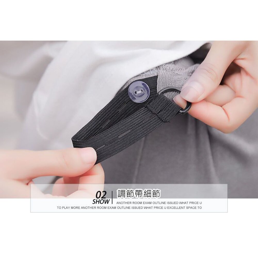 【P6102】 夏日 孕婦 寬褲 春夏 冰絲 九分褲 直筒 寬鬆 托腹褲 韓系 實拍-圖片-11