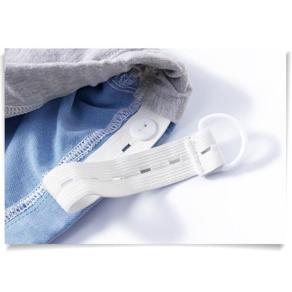 【P9261】 夏日 超薄 彈力 天絲牛仔棉 牛仔 爽滑 孕婦牛仔褲 牛仔托腹褲 休閒 寬鬆 孕婦褲-圖片-4