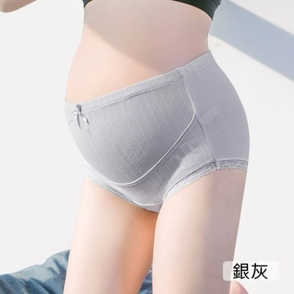 【U005S】 純棉 內褲 高腰托腹 L-XXXL 精梳棉 孕婦內褲 孕婦裝 托腹內褲 三件組-圖片-11