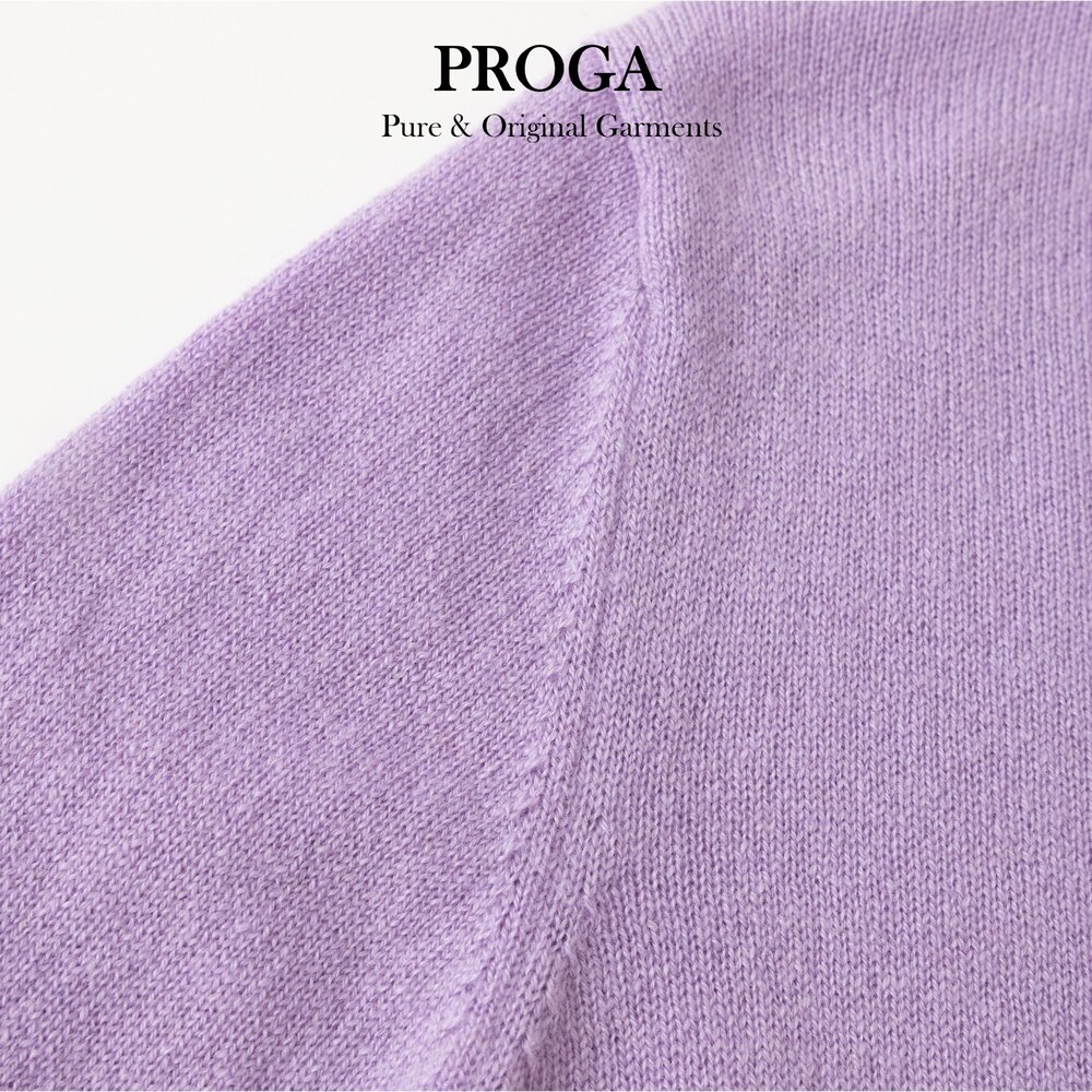 PRG25022 100%純Cashmere喀什米爾羊絨 V領針織長袖毛衣女 標準款(8色) 柔軟親膚 頂級奢華享受-圖片-11