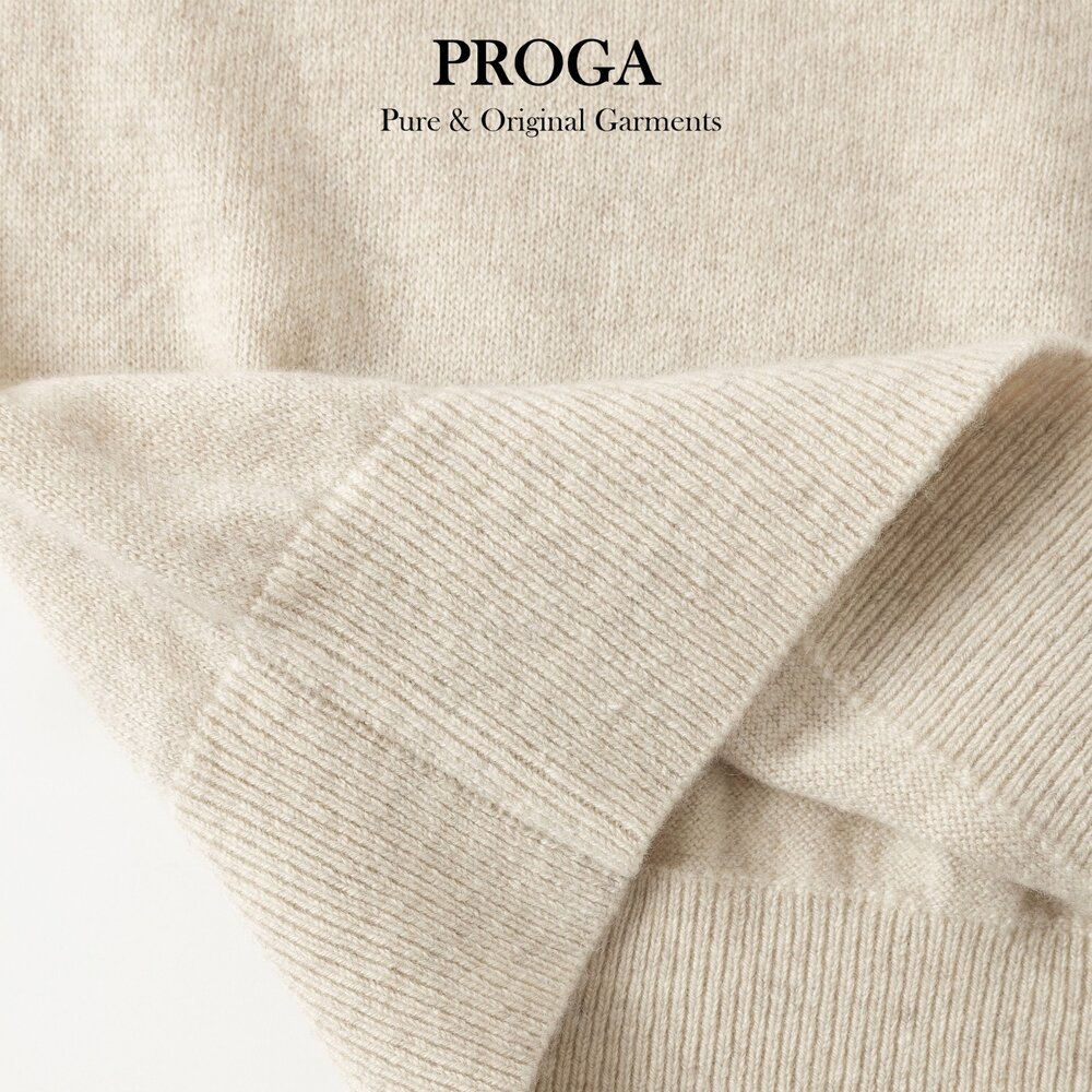 PRG25024 100%純Cashmere喀什米爾羊絨 小立領針織長袖毛衣女 標準款(6色) 柔軟親膚 頂級奢華享受-圖片-11