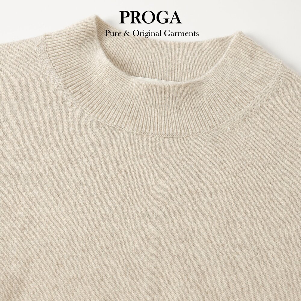 PRG25024 100%純Cashmere喀什米爾羊絨 小立領針織長袖毛衣女 標準款(6色) 柔軟親膚 頂級奢華享受-圖片-9