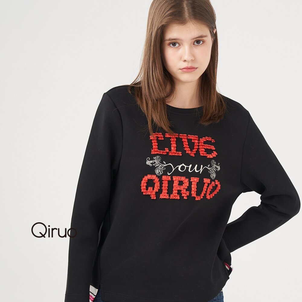 秋冬專櫃黑色上衣2111A  棉質POLO衫 封面照片