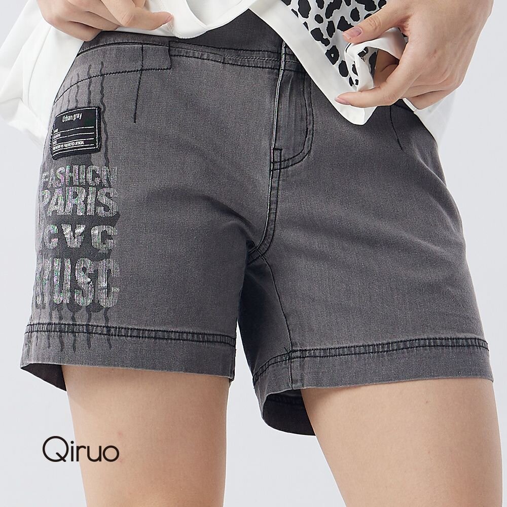 春夏專櫃灰黑牛仔短褲3057C 休閒短褲 封面照片