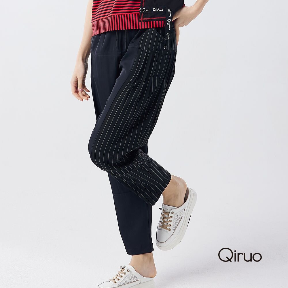 12363067C02-春夏專櫃時尚黑色褲子3067C 休閒褲