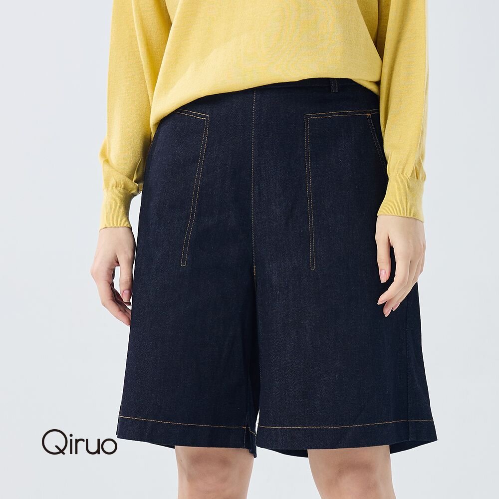 22361227C50-春秋專櫃休閒 膝上牛仔褲1227C  休閒褲