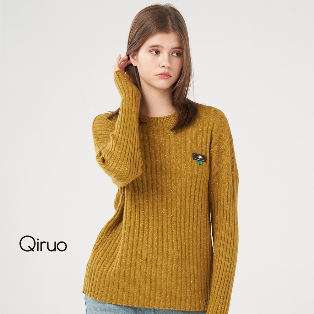 22892012A75-專櫃芥末色小羊毛上衣 精品時尚保暖(素面立領造型長袖-共三色-2012A-75)