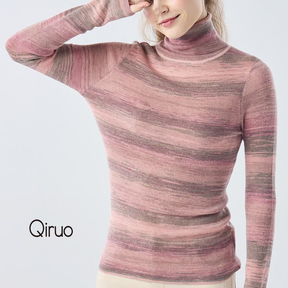 秋冬專櫃針織長袖上衣2300A-15粉色折領百搭 封面照片