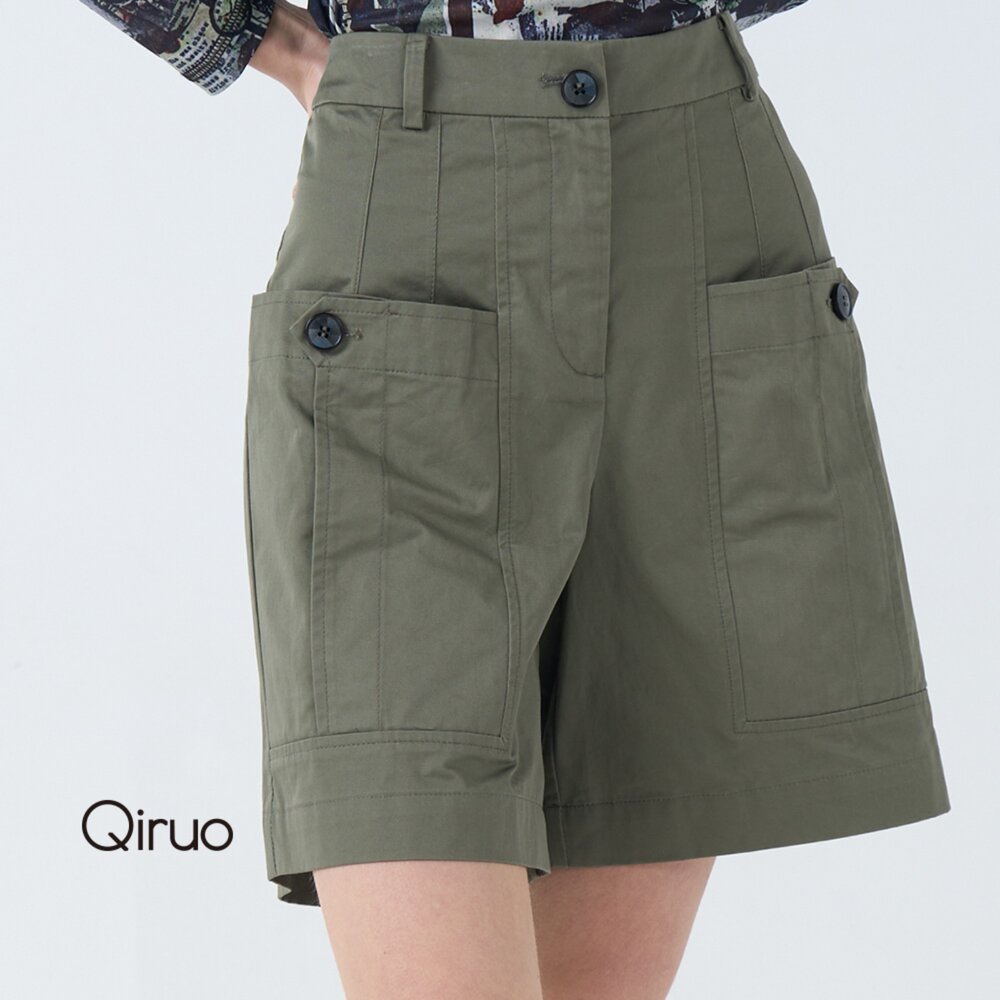 春夏專櫃綠色短褲3219C 休閒短褲 封面照片