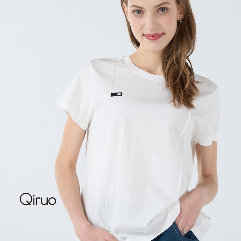 春夏專櫃白色上衣3226A 素棉T桖 封面照片