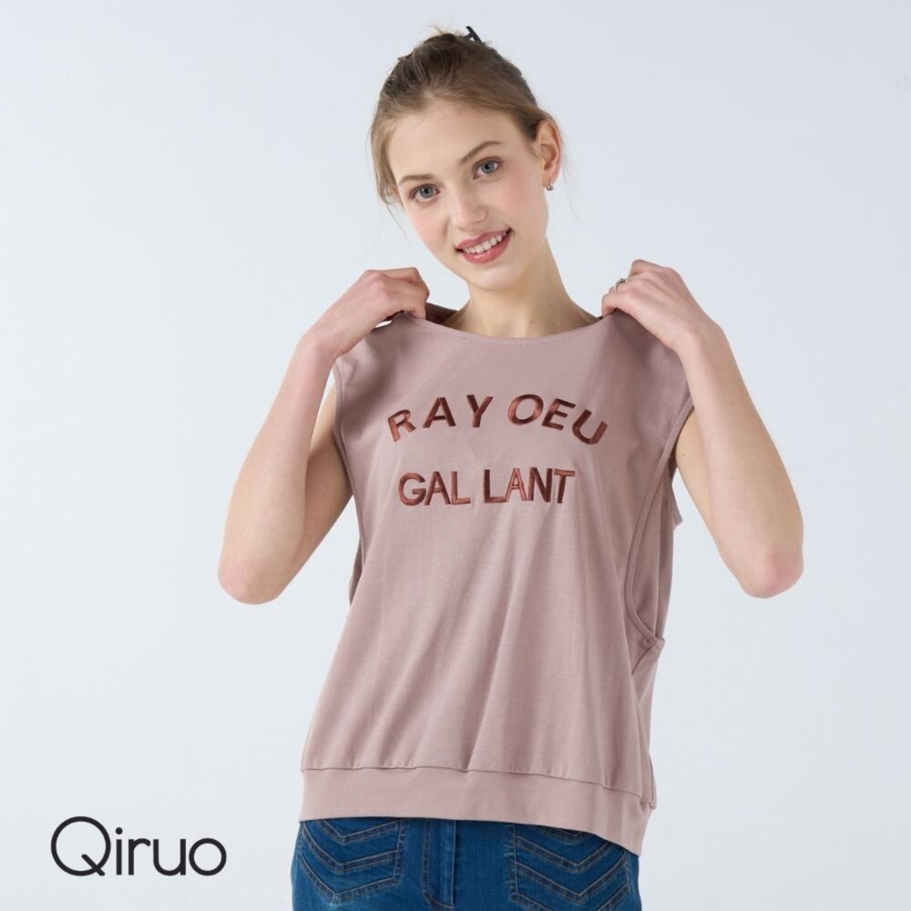 32387007D45-春夏專櫃卡色棉上衣7007D 背心上衣