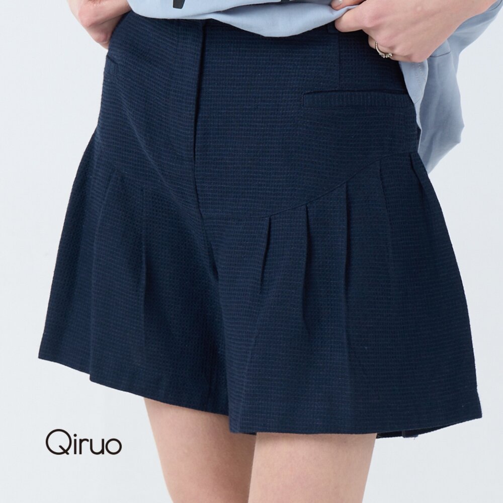 春夏專櫃深藍色短褲7026C 精品休閒褲 封面照片