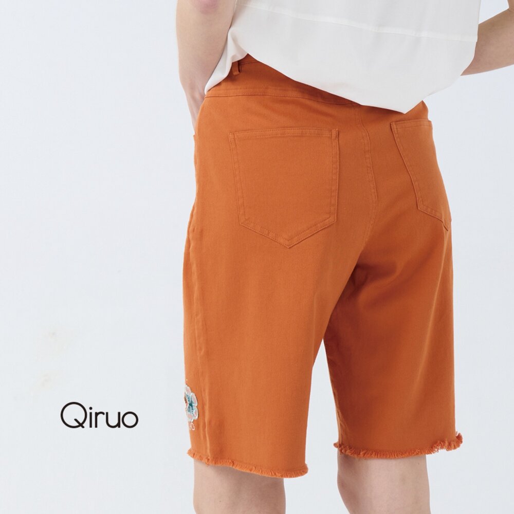 春夏專櫃橘色短褲 7044C休閒褲 旅遊款 封面照片
