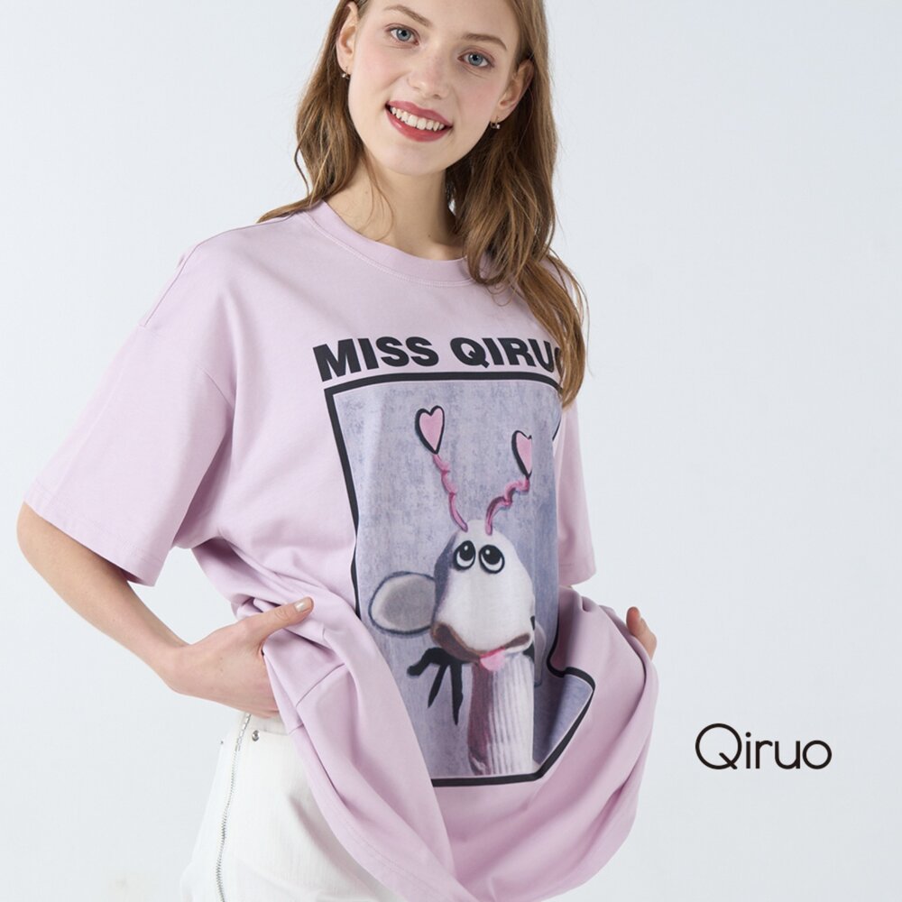 春夏專櫃淺紫色上衣7046A 短袖圓領造型 封面照片