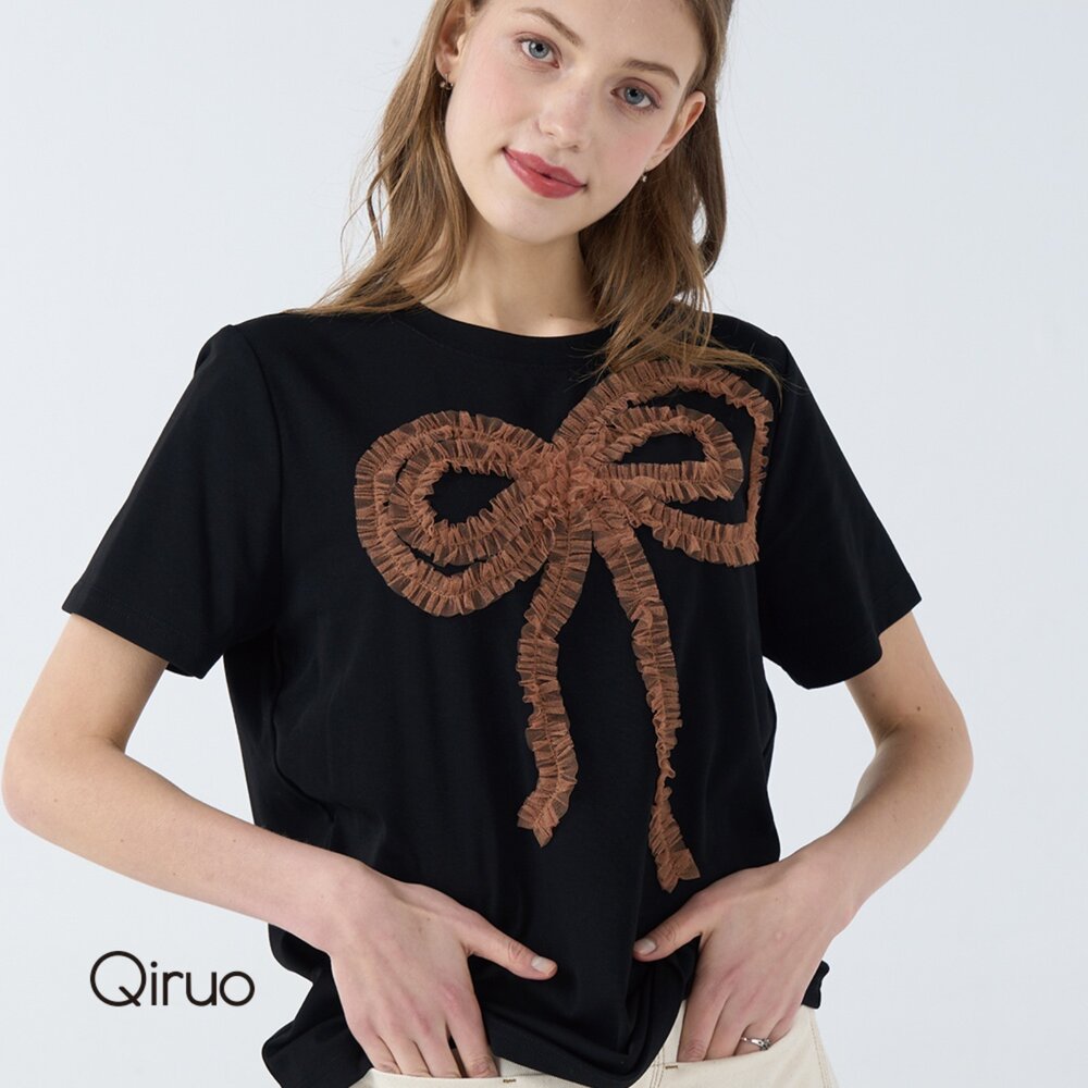 32387078A02-春夏專櫃黑色上衣7078A 短袖造型